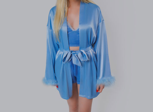 Blue Frosting Robe