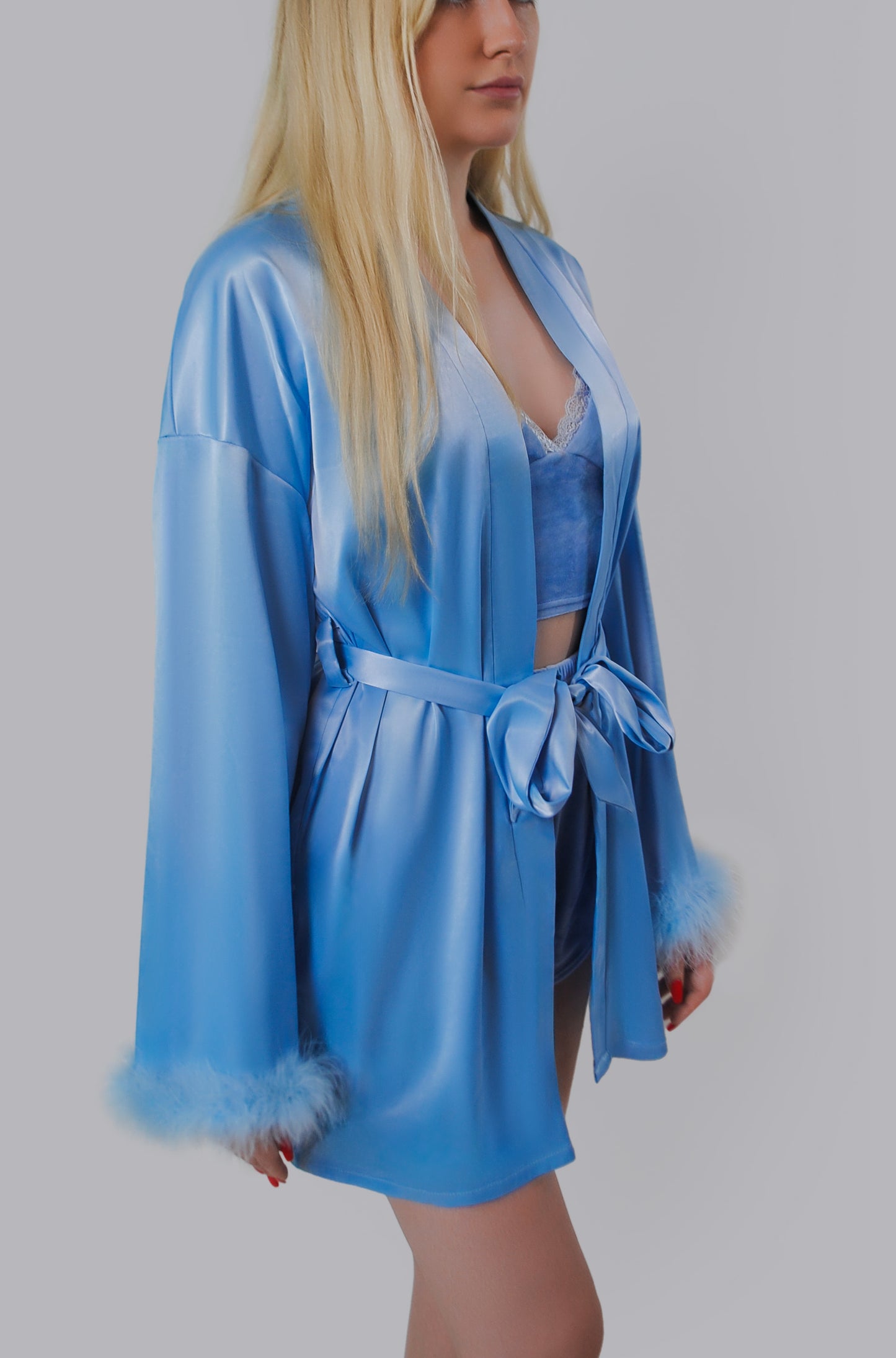 Blue Frosting Robe